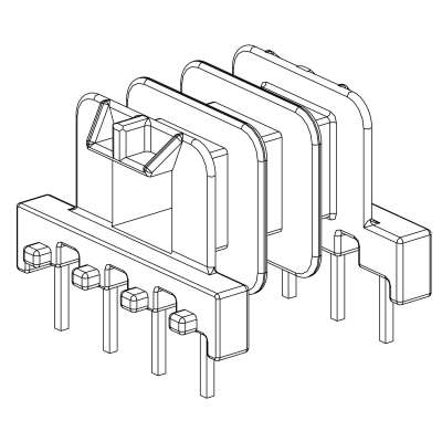 SR-EF-2022-1/EF-20臥式三槽(4+4)PIN