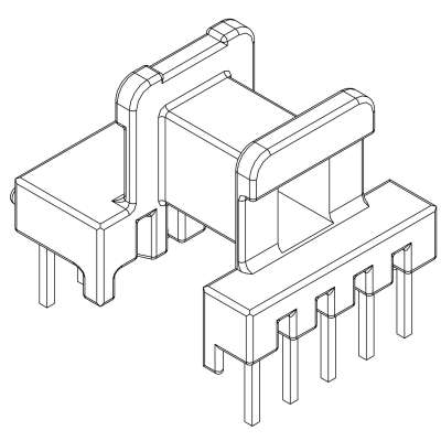 SR-EE-1642/EE-16臥式(5+5)PIN