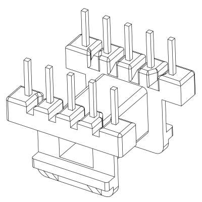 SR-EE-1205/EE-12臥式(5+5)PIN