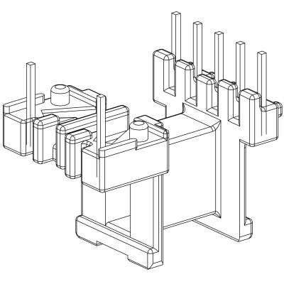 SR-EE-1306/EE-13臥式單槽加寬(5+2)PIN