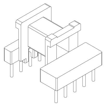 SR-EE-1609/EE-16臥式單槽(5+5)PIN