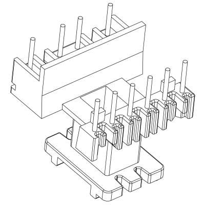 SR-EE-1628/EE-16加寬立式(6+4)PIN