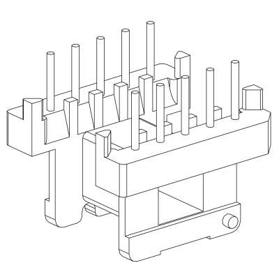 SR-EE-1901/EE-19臥式單槽(5+5)PIN