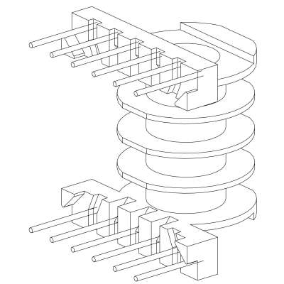 SR-ER-2802/ER-28臥式四槽(6+6)PIN