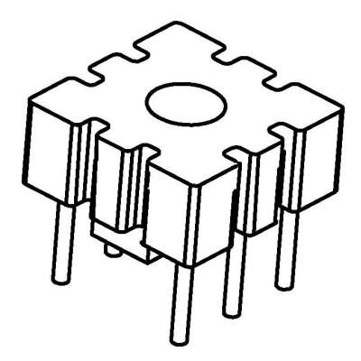 HX-B010-1 10X10X6.3(3+3P)底座