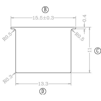 HX-B016 13.3X11X3.2插板