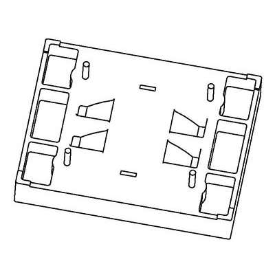 HX-B018B 35X45方形孔(3.2X0.7)底座