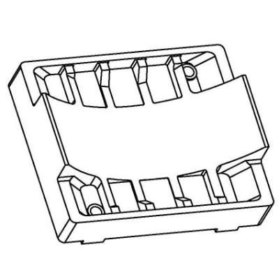 HX-B062-1 38X32X12 1.5中孔底座  -