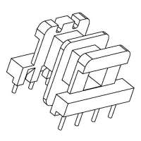 XHY-EE-1904-1/EE19臥式(4+4PIN)