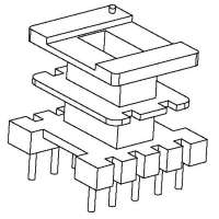 XHY-EI-1301-4/EI13立式(5+5PIN)