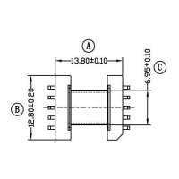 BC-027-2 EEM-12.7臥式(5+5PIN)