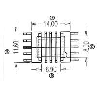 SMD-EPC13-002/EPC13臥式(5+5)P