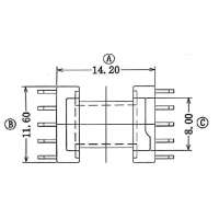 SMD-EPC13-001/EPC13臥式(5+5)P