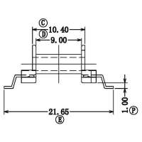 EFD-1503-1/EFD-15臥式(5+5PIN)  SMD