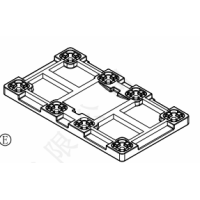 BASE-063   底座4+4孔