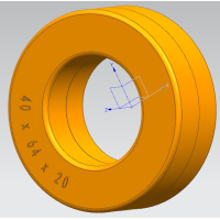 GC-CASE002/CASE  (T40*64*20 非晶體磁環護套外殼) 37*68.2*24.5mm  PA66