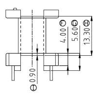 EI-2504/EI-25立式(4+4PIN)