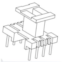 HXB-EE1302-1 EE13安規立式4+4針