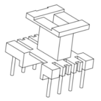 HXB-EE1302-1A EE13安規立式4+4針