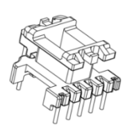 HXB-EI1618 EE16 EE1608加寬安規立式5+1+2針