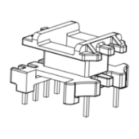 HXB-EI1645 EE16 EE1608加寬立式5+2針