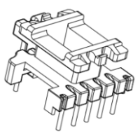 HXB-EI1654 EE16 EE1608加寬安規立式5+1+2針