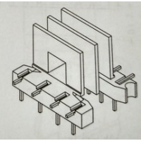 HXP-1934 EE19雙槽七字針L腳臥式4+4針