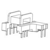 HX- EM1506 EM15直插臥式4+3+2針