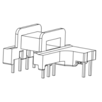 HXB- EM1505 EM15直插臥式4+2+2針