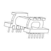 HXB-EPC1701-3 EPC17直插臥式5+6針