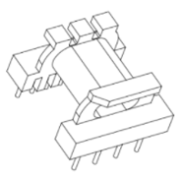 HXB-EPC1701 EPC17直插臥式4+6針