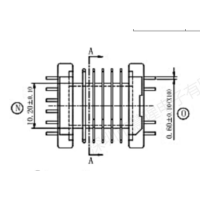 HX-EPC19六槽海鷗腳臥式4+6針