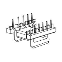 HXW-EPC2701 EPC27單槽直插臥式5+6針