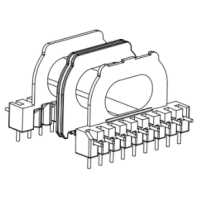 HXB-EPC4601 EPC46雙槽七字針臥式9+9針(配HXX-EPC4601A/B外殼)