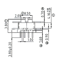 HXL-EQ25L腳立式4+0針