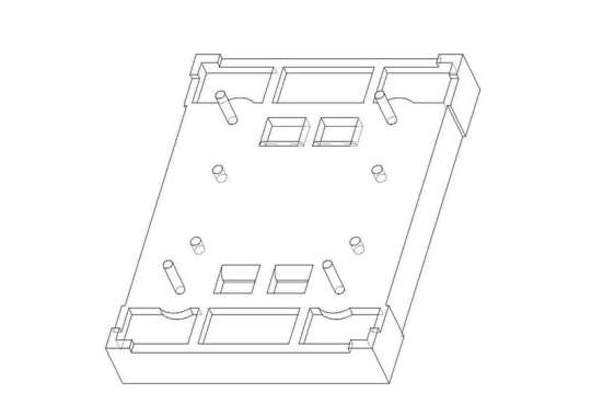 XG-B002 BASE35*45空調電感底座