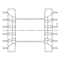 Y-S3001-1  EFD30臥式 6+6 側(cè)插直P(pán)IN