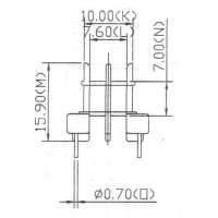 DJ-1003-A/UU-10.5臥式(2+2PIN)