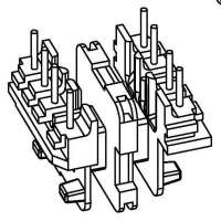 DJ-1909/EE-19臥式(4+4PIN)