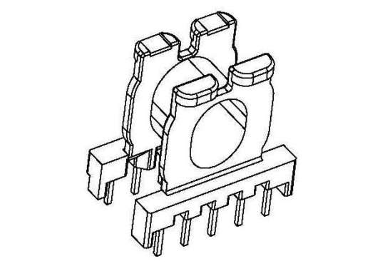 金達(dá)成-ATQ-1701 ATQ17臥式(5+5PIN)針徑□0.5腳距3.2排距8.6幅寬5.2