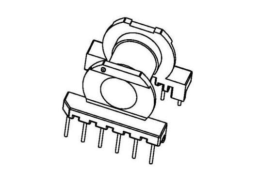 金達(dá)成-ER-2812-1 ER28臥式(6+6)P帶VD 針徑 Φ0.8 排距 25.0 腳距 5.0