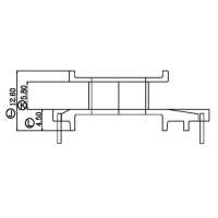 金達(dá)成-EQ-2602 EQ26立式(6+5)P 針徑 Φ0.7 排距 30.6 腳距 3.5