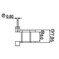 金達成-EPC-1711 EPC17立式(5PIN) 針徑 Φ0.6 腳距 3.0