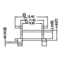 金達成-EPC-1705 EPC17立式(5+0)P 針徑 Φ0.6 腳距 3.0