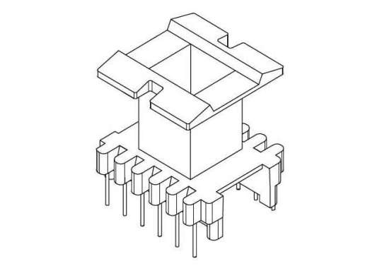 金達(dá)成-EI-4028 EI40立式(6+6PIN)針徑Φ0.8腳距5.0排距22.5幅寬17.3