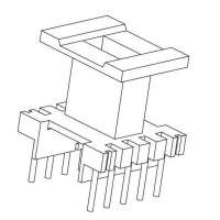 金達(dá)成-EI-1301-5 EI13立式(5+5PIN)針徑Φ0.6腳距2.5排距11.5幅寬7.7