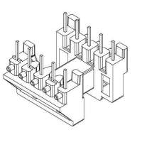 金達(dá)成-EF-2030 EF20臥式(5+5PIN)針徑□0.64腳距5.0排距20.0幅寬12.3