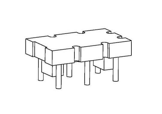 金達成-BASE-13 BASE13(3+3)P 針徑 Φ0.7 排距 5.0 腳距 4.5